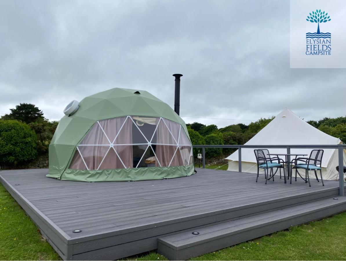 Glamping Dome Elysian Fields Luxury tent Helston