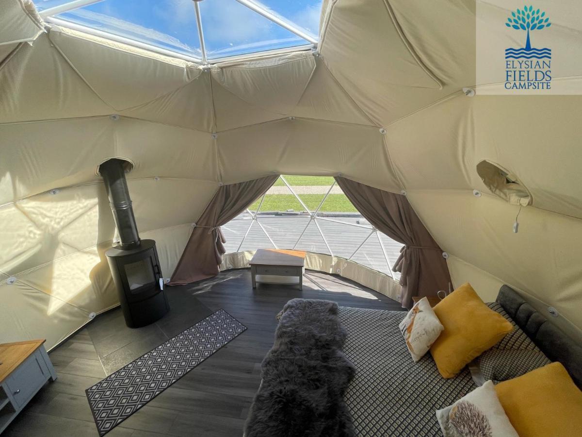 Glamping Dome Elysian Fields Luxury tent Helston